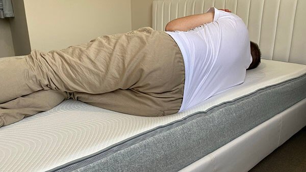 Side sleeping on the Koala Mattress